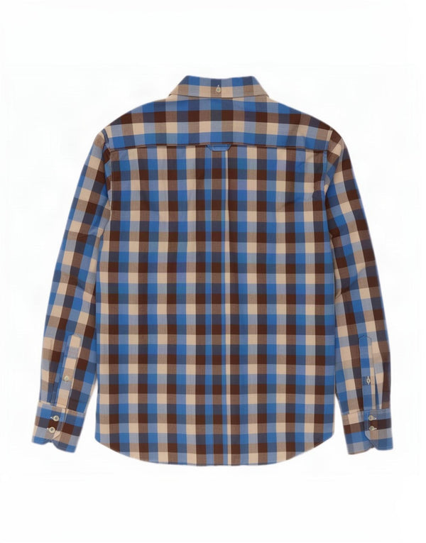 Koszula męska Ben Sherman XL, niebieska bawełniana kratka
