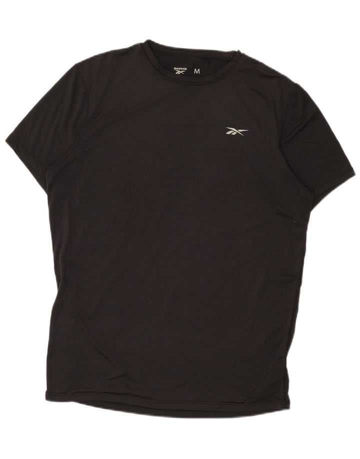 T-shirt męski Reebok Top, średni czarny poliester