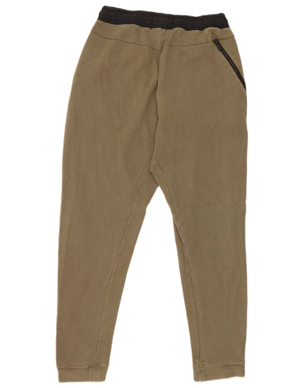 Męskie spodnie dresowe Nike, joggery, małe, bawełniane w kolorze khaki