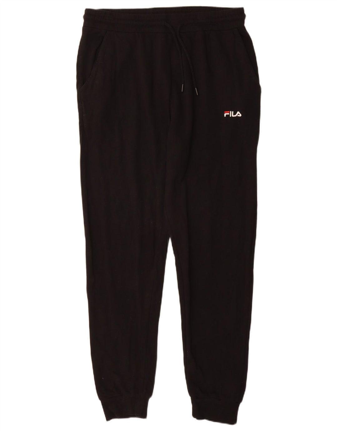 Damskie spodnie dresowe FILA Joggers UK 14, duże, czarne, bawełniane