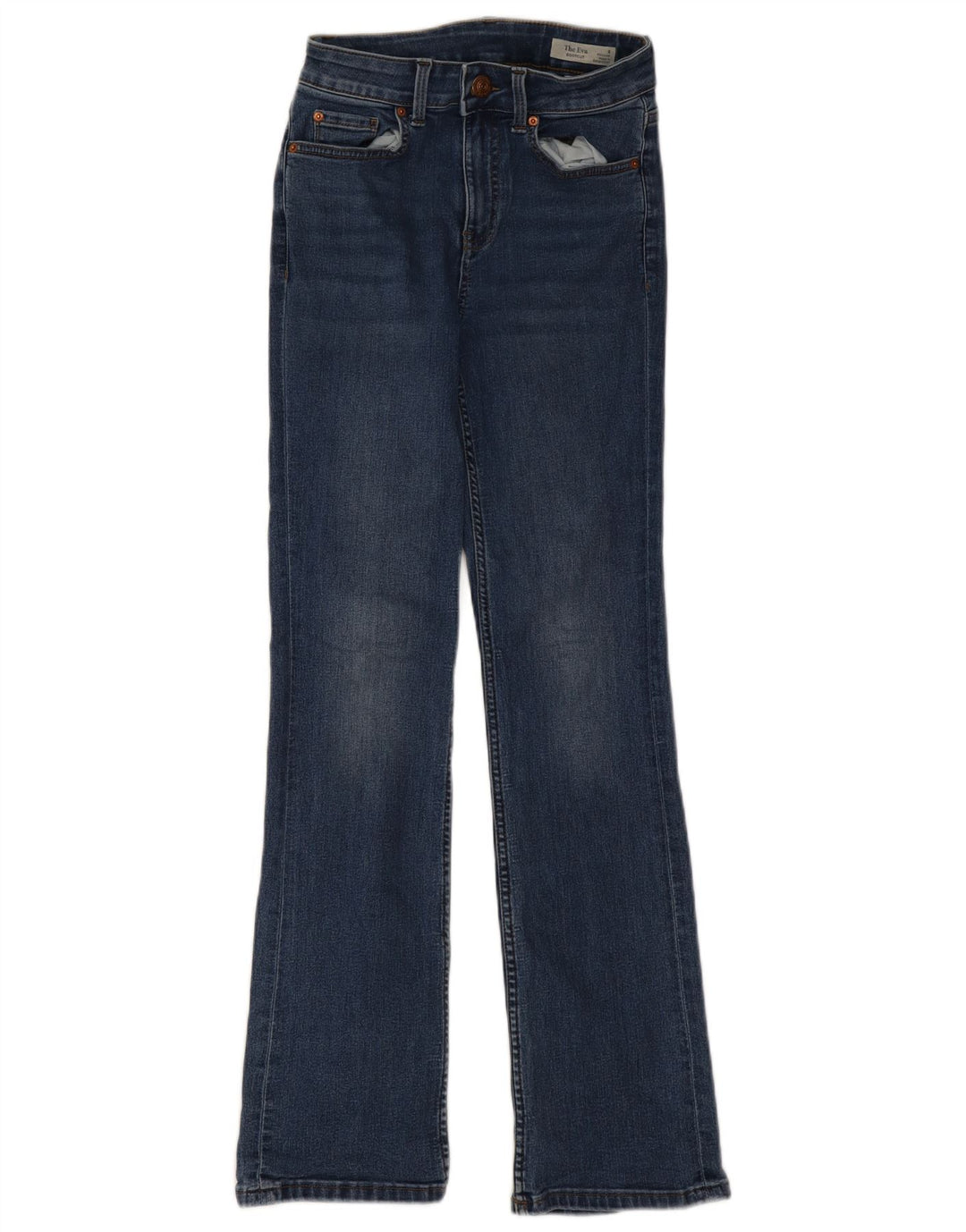Marks & Spencer Damskie Eva Bootcut Jeans UK 8 Small W24 L29 Granatowe