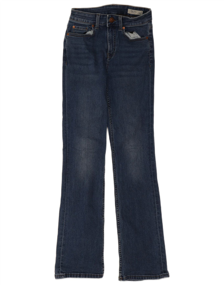 Marks & Spencer Damskie Eva Bootcut Jeans UK 8 Small W24 L29 Granatowe