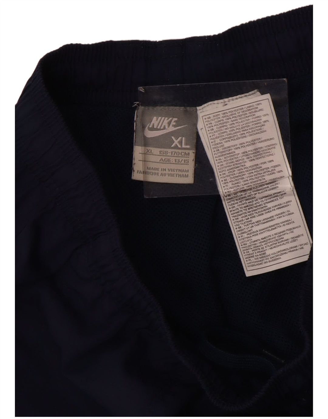 Chłopięce spodenki sportowe Nike Bermudy 13-14 lat XL, granatowe, poliestrowe