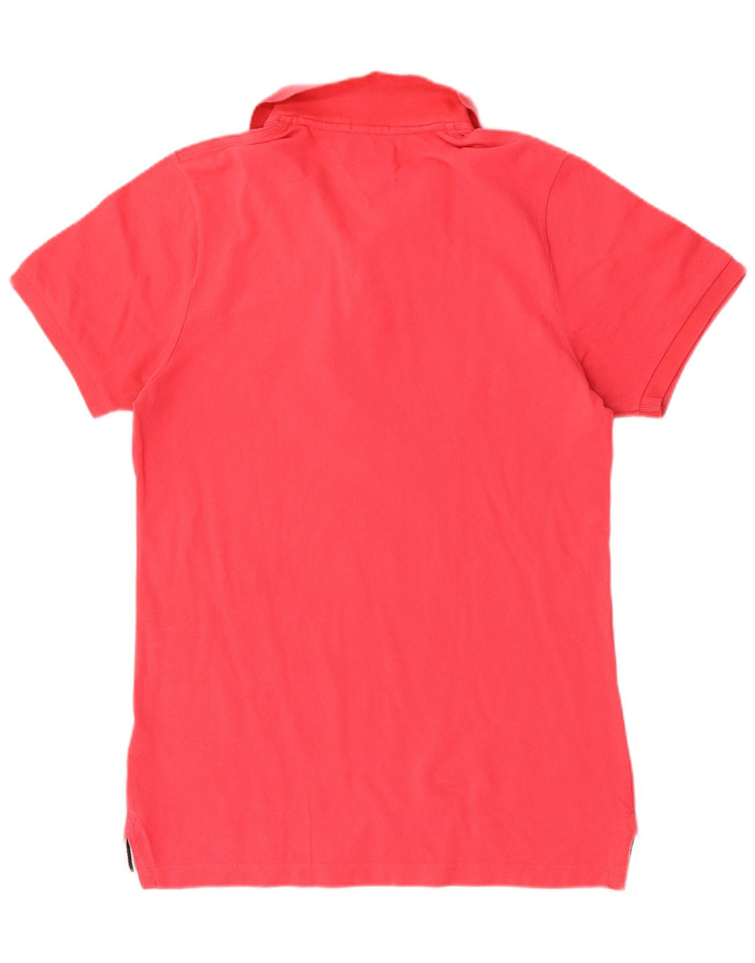Męska koszulka polo Tommy Hilfiger, duża, różowa, bawełniana
