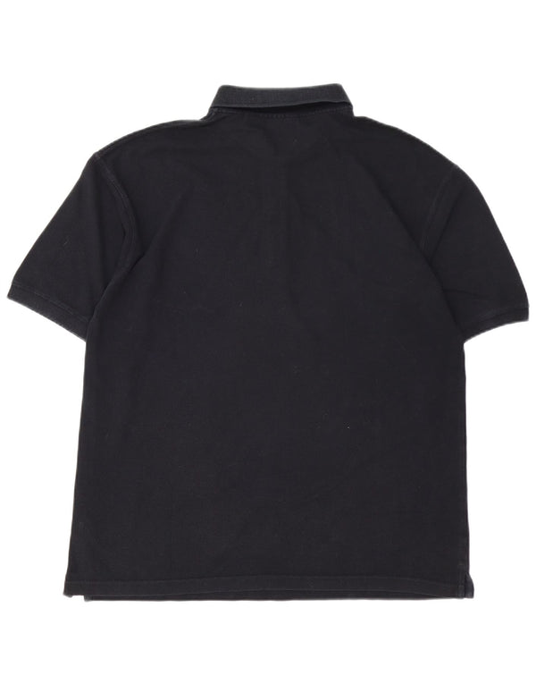 Męska koszulka polo Fila, duża, czarna, bawełniana