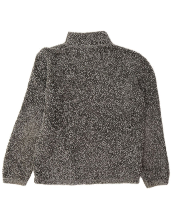 Dziewczęcy sweter polarowy Quiksilver z zamkiem błyskawicznym, 13-14 lat, duży, szary poliester