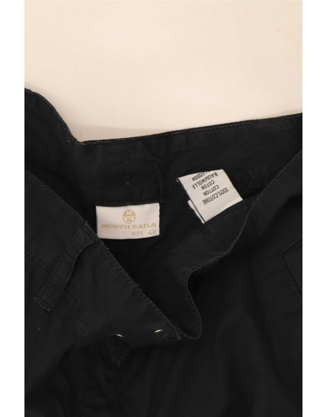 Damskie spodenki cargo North Sails IT 42 Medium W30, czarne, bawełniane