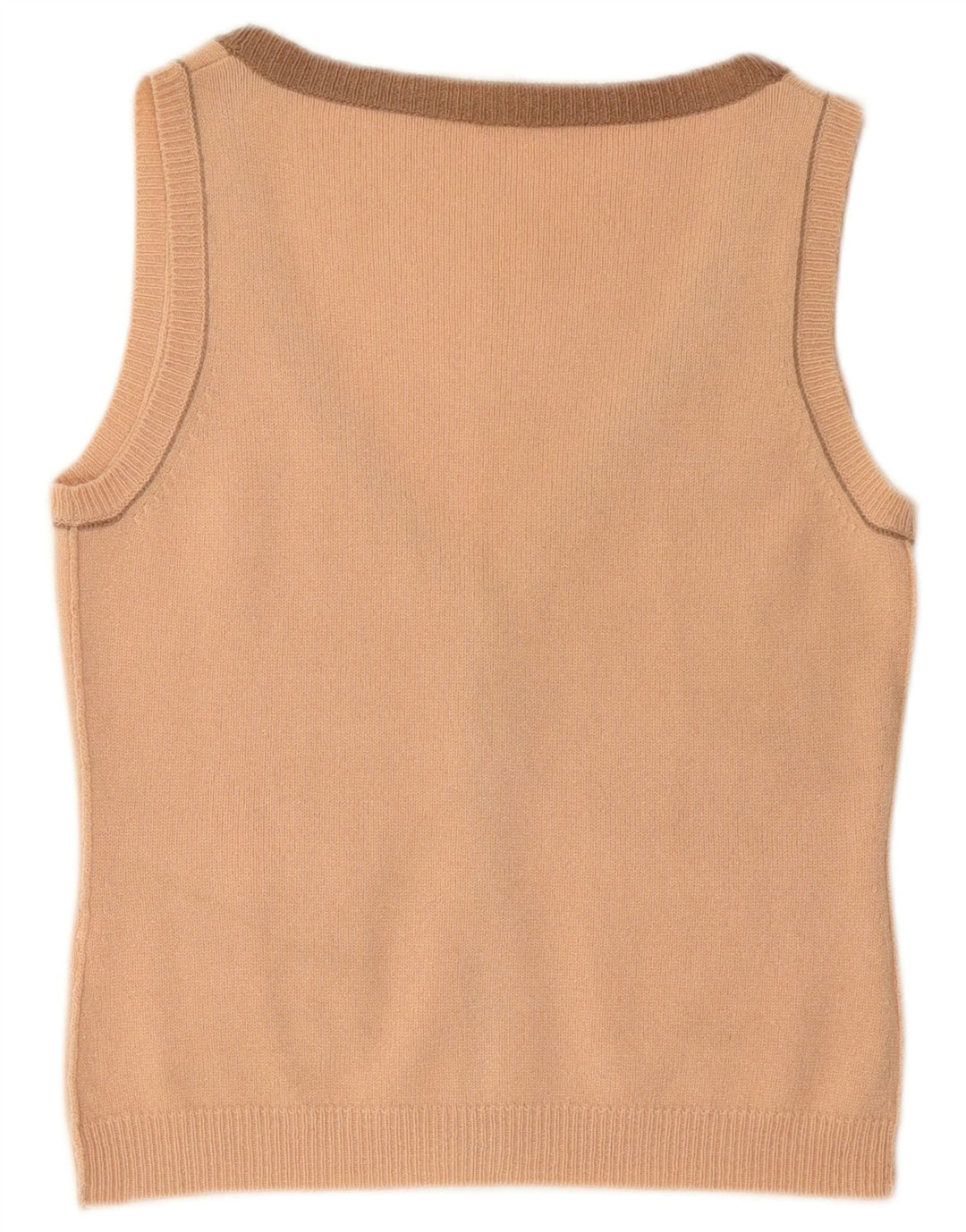 Damski sweter rozpinany SCHUMACHER bez rękawów UK 14, duży, różowy, wełniany