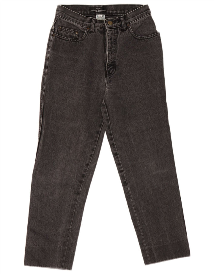 Guess Damskie Zwężane Dżinsy W29 L24 Czarne Bawełniane
