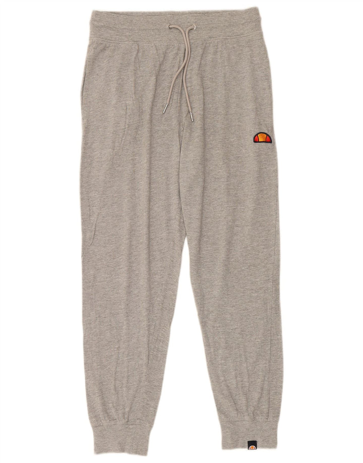 ELLESSE Mens Tracksuit Trousers Joggers Medium  Grey Cotton