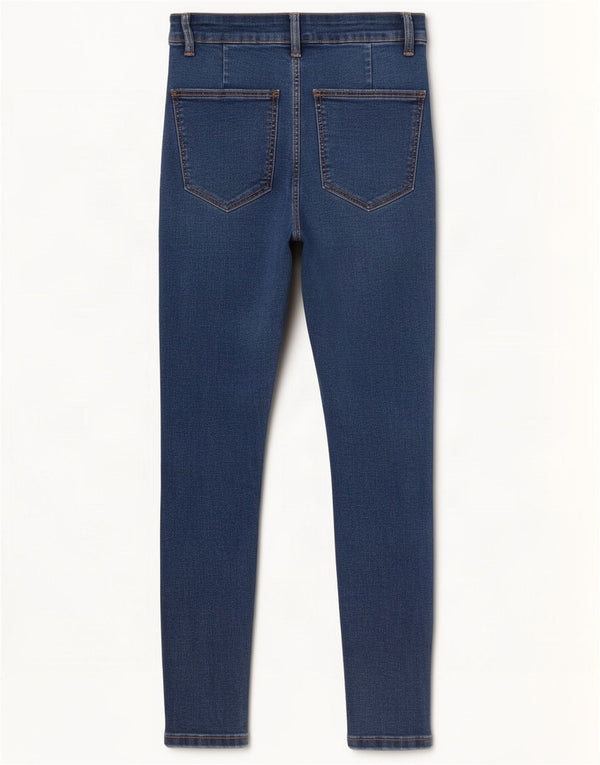Damskie jeansy skinny Zara EU 38 Small W28 L27 Niebieskie bawełniane