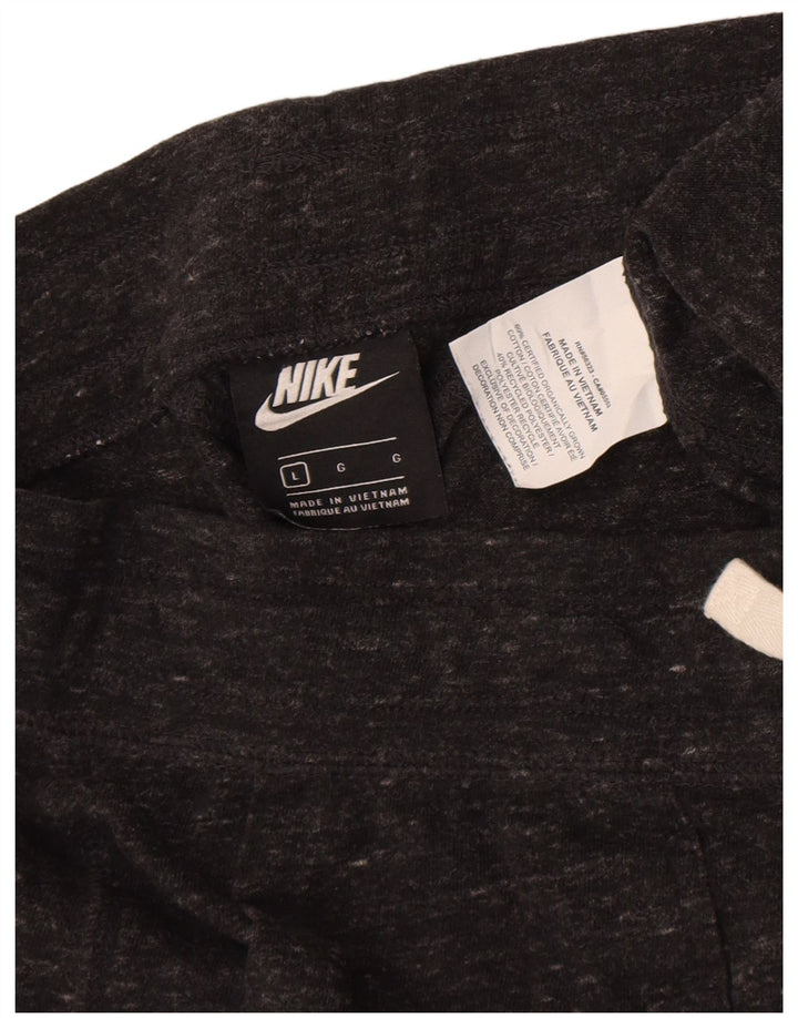 Damskie spodnie dresowe Nike Capri Joggers UK 16, duże czarne nakrapiane
