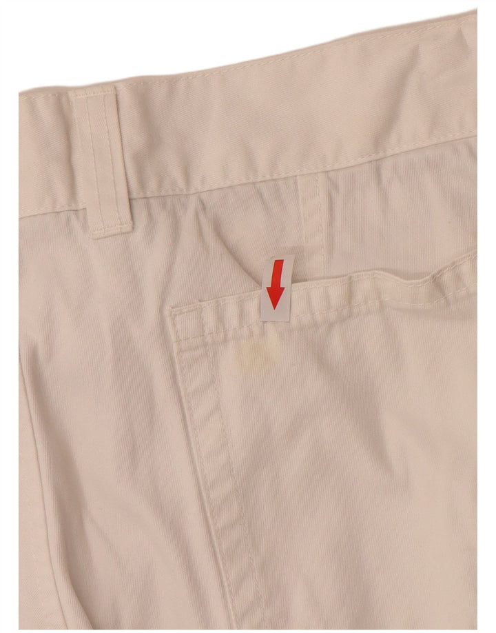 Męskie spodenki cargo Benetton IT 50 Large W34, biała bawełna