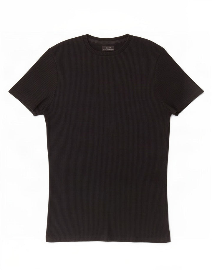 Męski T-shirt Zara, duży, czarny