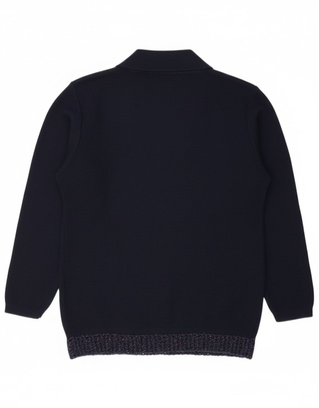 Sweter damski w stylu vintage IT 48 XL Granatowy akryl