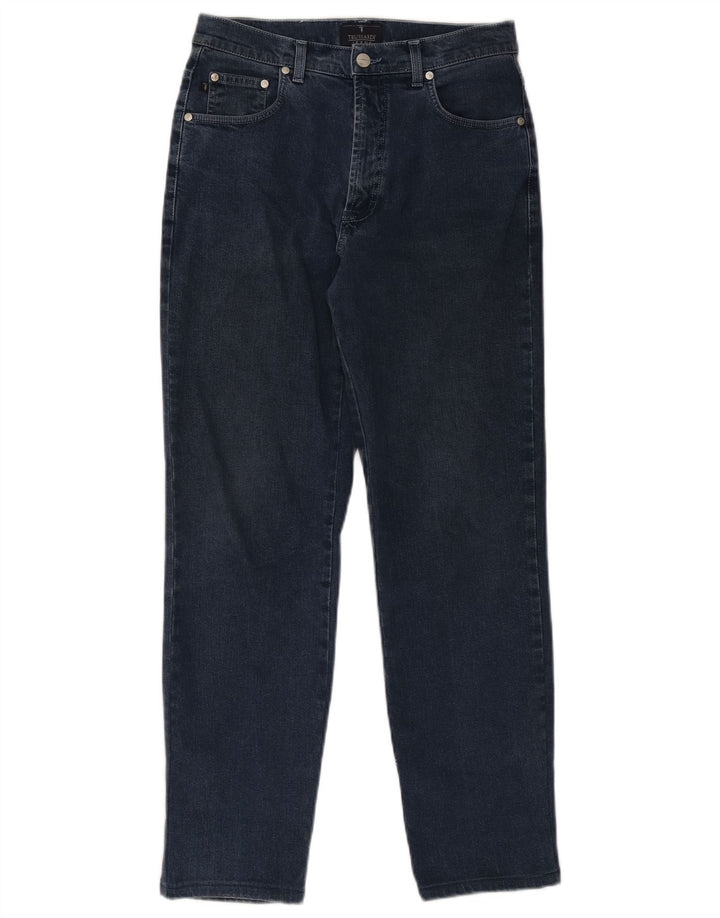 Męskie jeansy slim fit Trussardi W28 L28 granatowe