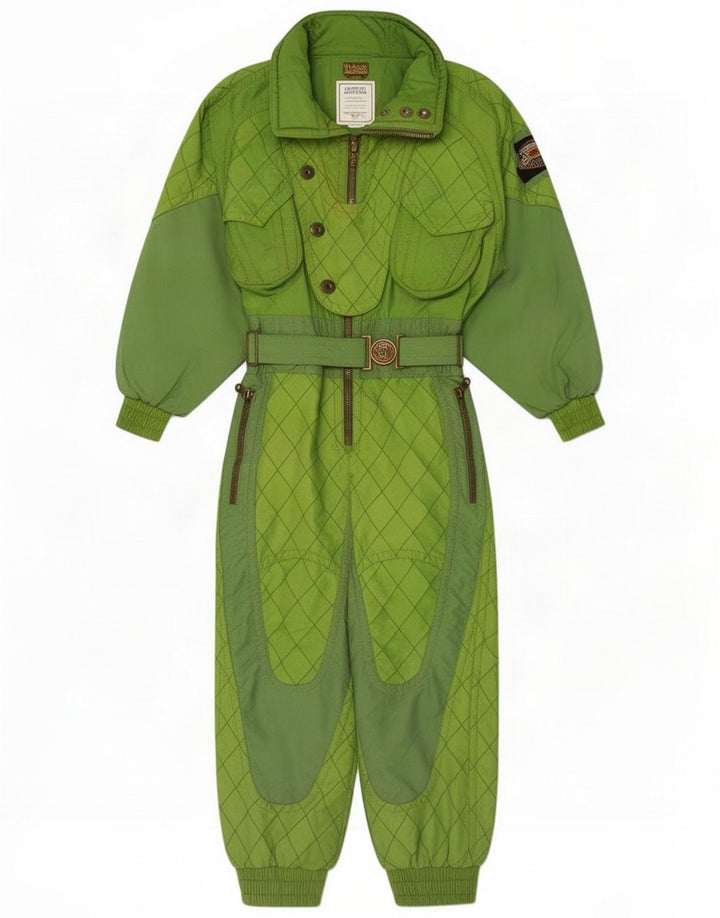 Emmegi Kombinezon narciarski damski EU 36 Small Green Colorblock Poliamid