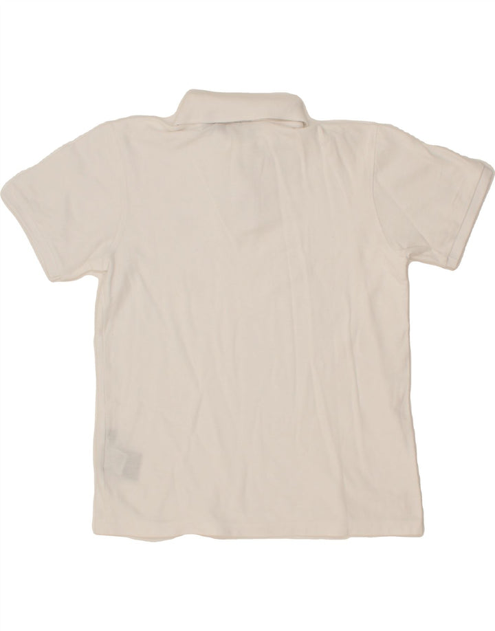 FILA Mens Polo Shirt Medium White Cotton Vintage Fila and Second-Hand Fila from Messina Hembry 