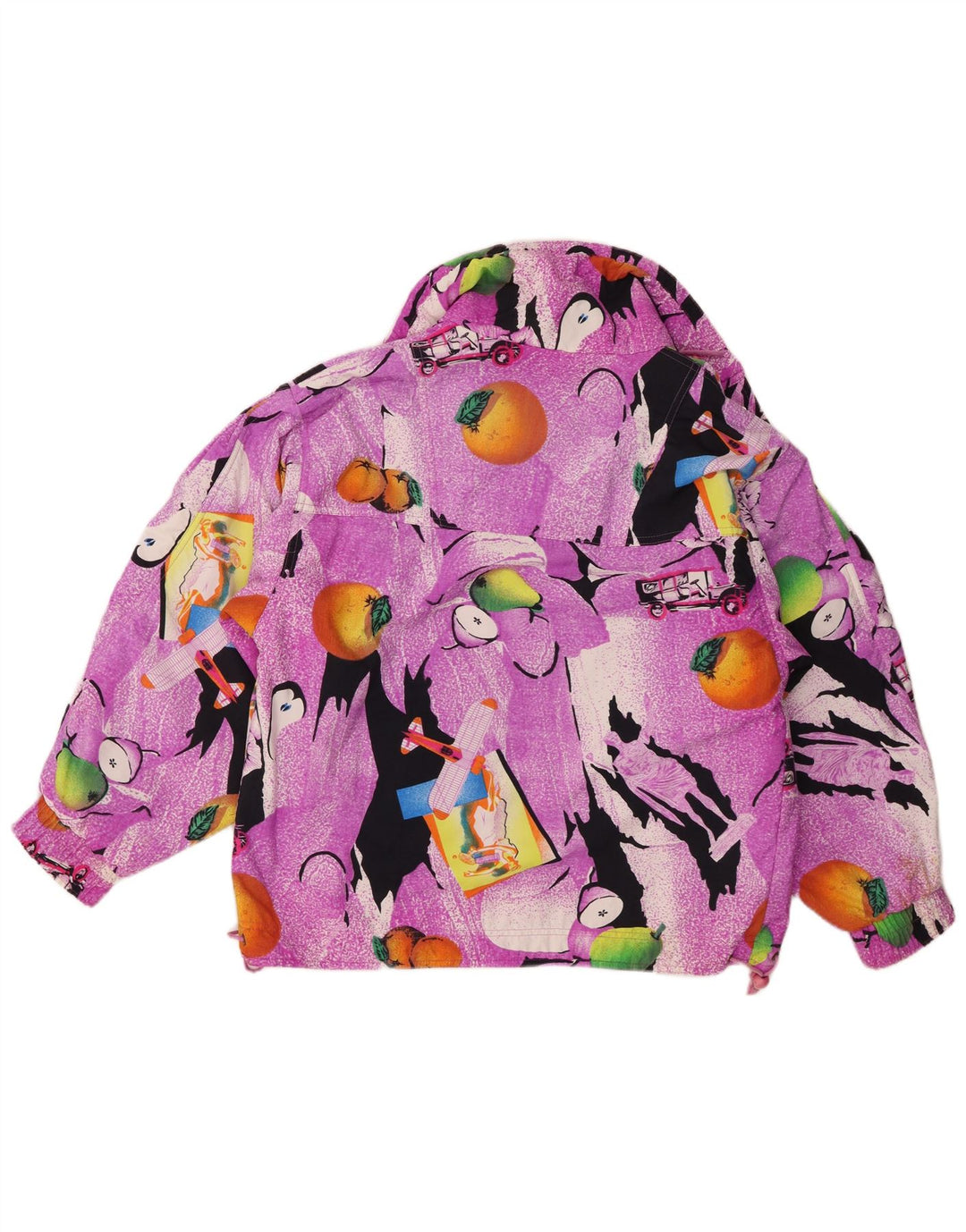 Damska kurtka Anorak Oversize z abstrakcyjnym wzorem Chamonix UK 10 Small Purple