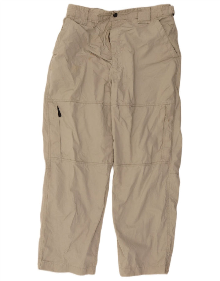 Męskie spodnie cargo Marks & Spencer Blue Harbor, zwężane, W36 L29, beżowe