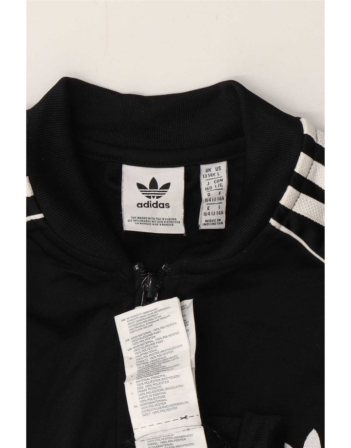 Chłopięca bluza dresowa Adidas 13-14 lat Czarny poliester