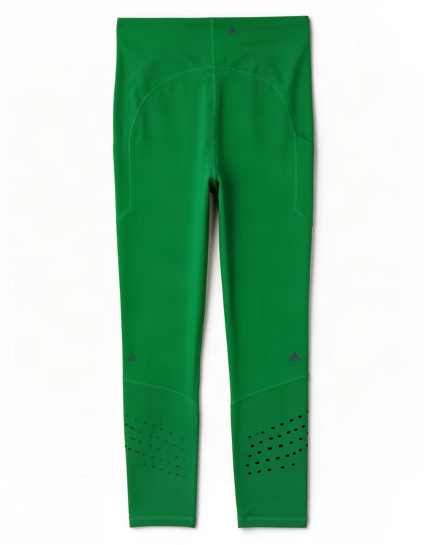 Legginsy damskie Adidas Crop Graphic UK 16/18, duże, zielone