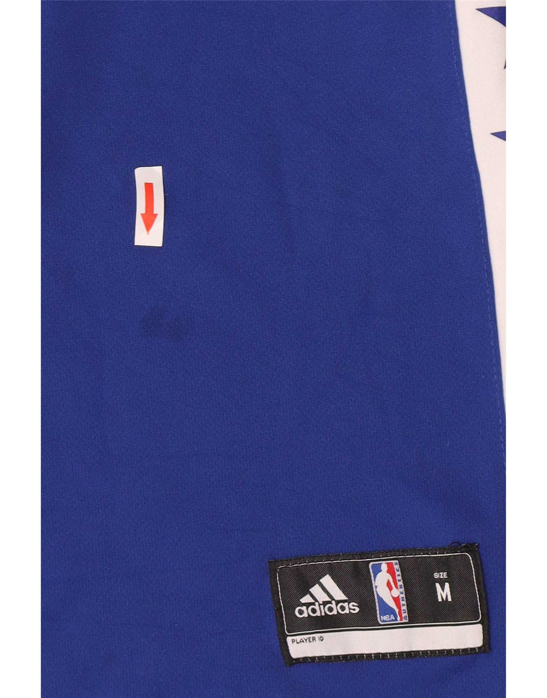 Chłopięca kamizelka z grafiką Adidas 11-12 lat Średni niebieski poliester z blokami kolorów