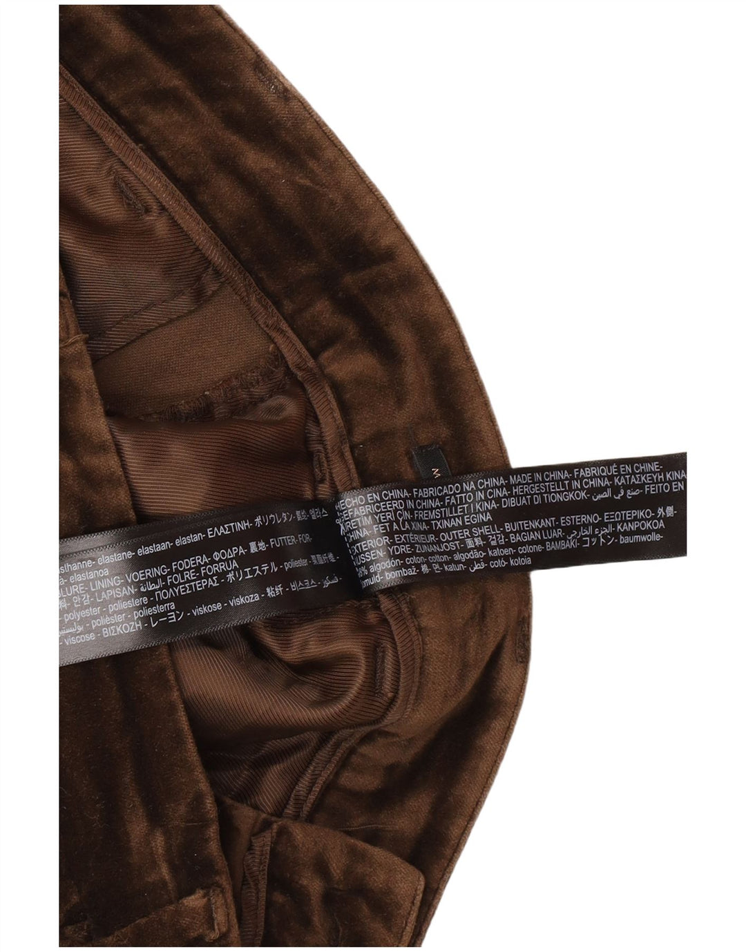 Damskie spodnie Chino Bootcut Massimo Dutti EU 38 Small W28 L30 Brązowe