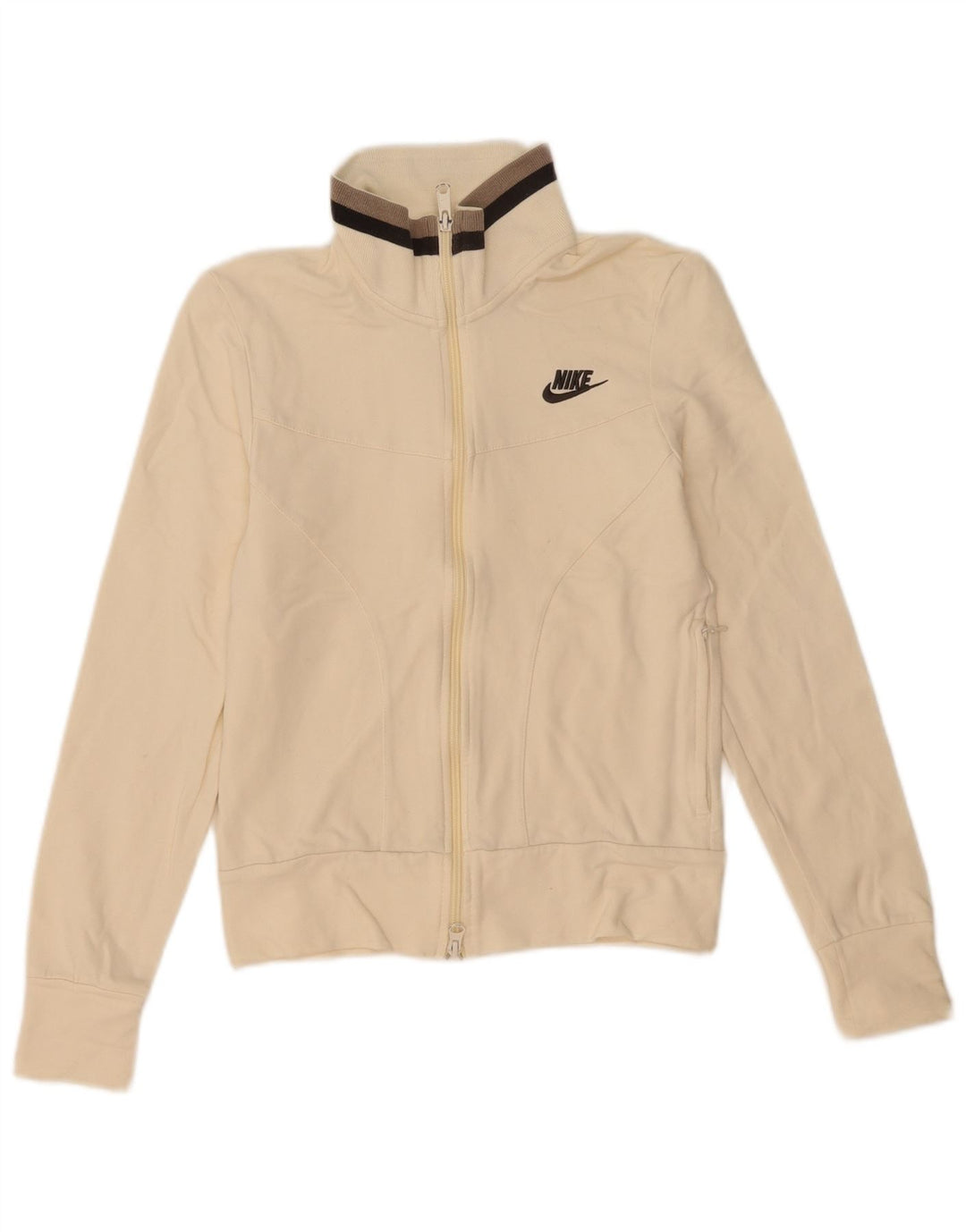Damska bluza dresowa Nike, UK 8/10, mała, biała, bawełniana