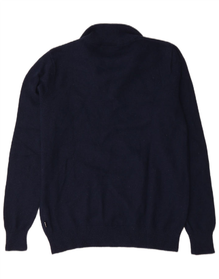 Męski sweter Fila z zamkiem błyskawicznym, duży granatowy nylon