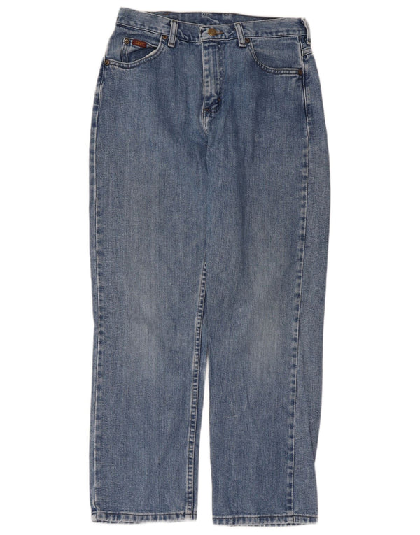 Damskie dżinsy Lee Petite Straight US 6 Medium W28 L28 Niebieskie bawełniane