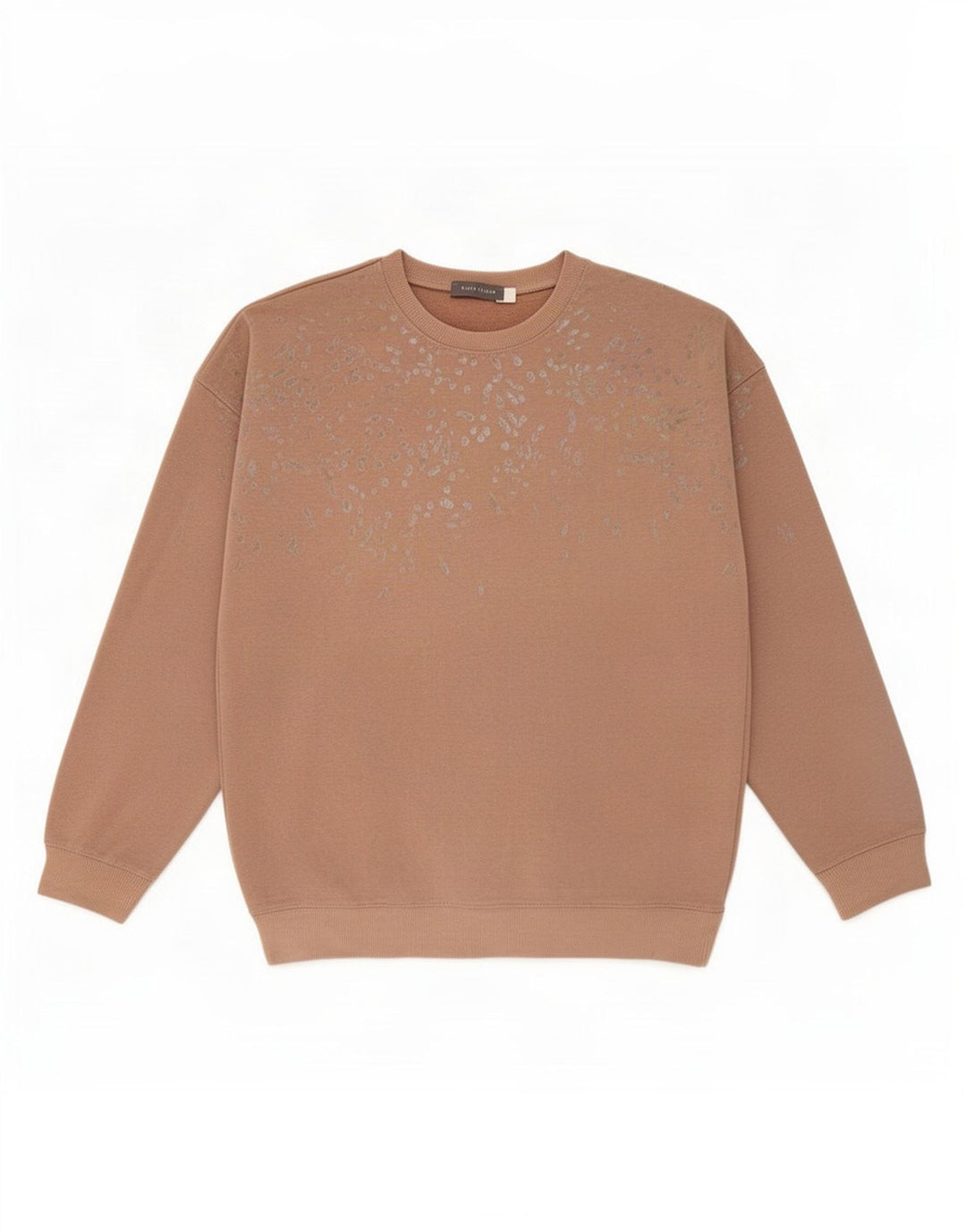 Damska bluza MINT VELVET z abstrakcyjnym wzorem UK 10 Small Beige