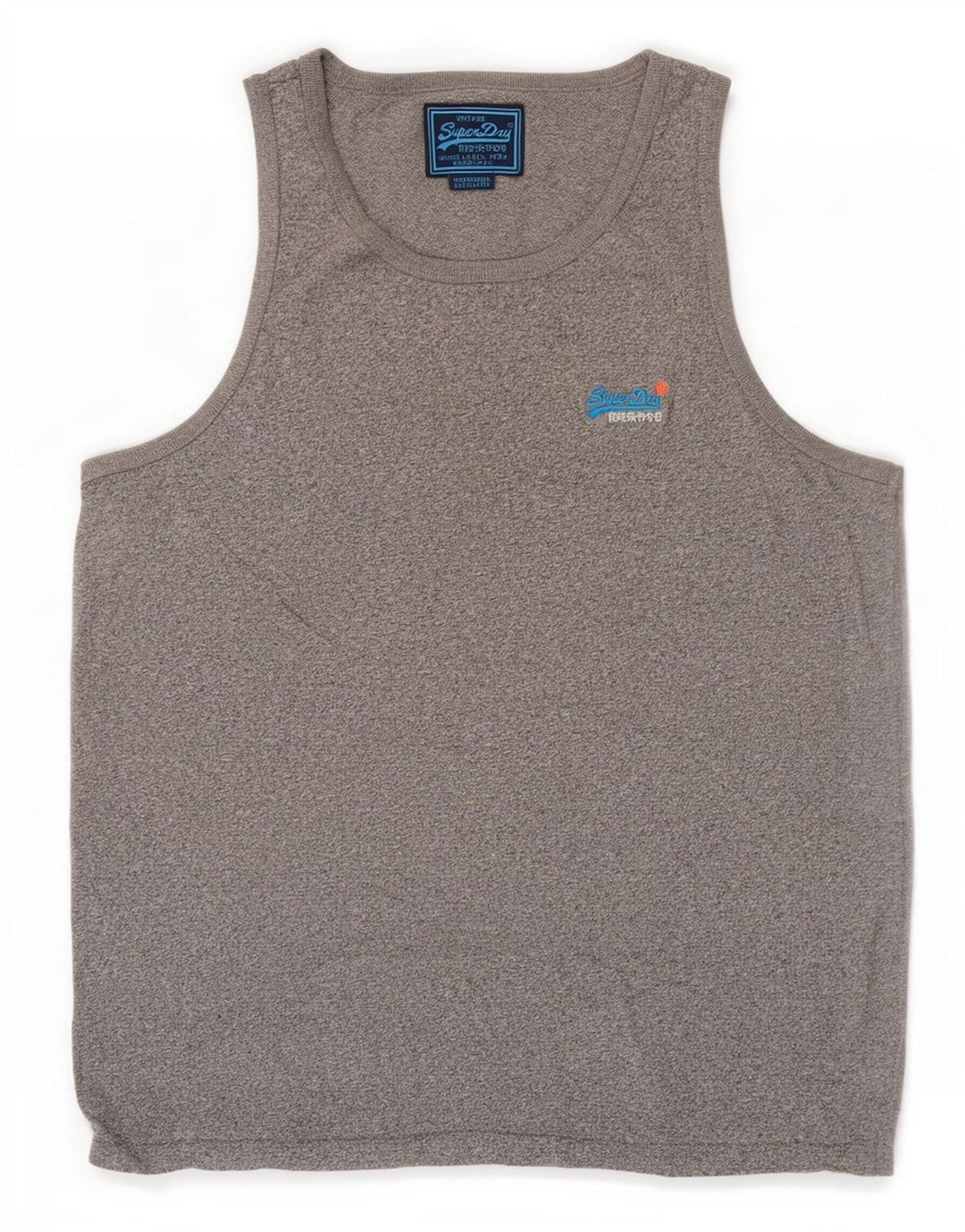 Męska kamizelka Superdry 2XL, niebieska bawełniana w plamki