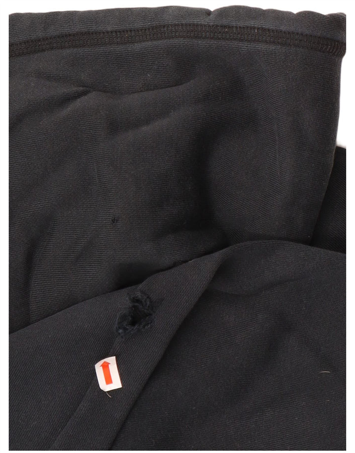 Męski sweter z kapturem i zamkiem błyskawicznym Nike, mały, czarny, bawełniany
