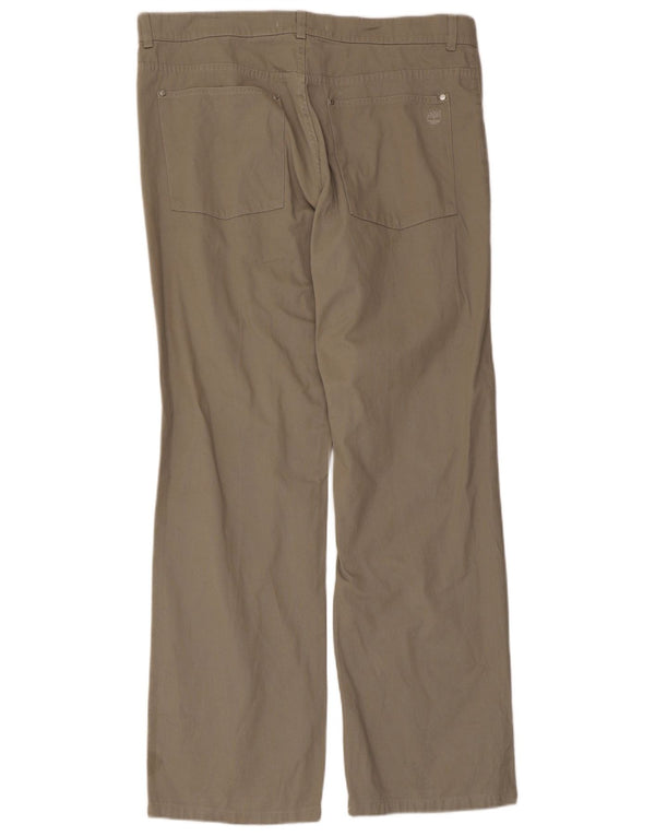 Męskie proste spodnie casual Timberland W38 L31 Szara bawełna