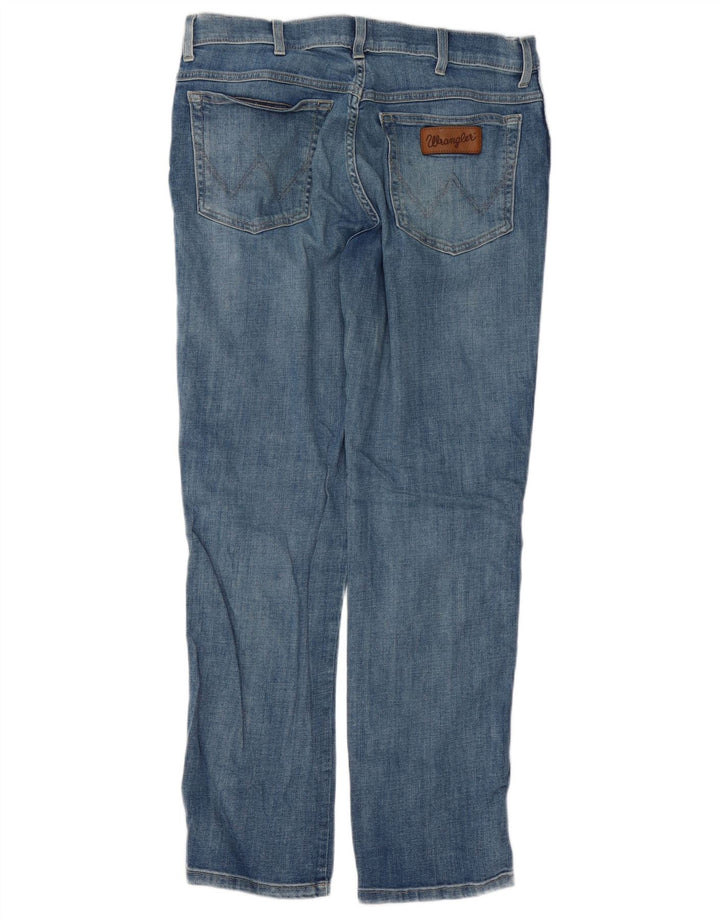 Męskie jeansy Wrangler Texas Straight W36 L30 Niebieskie bawełniane