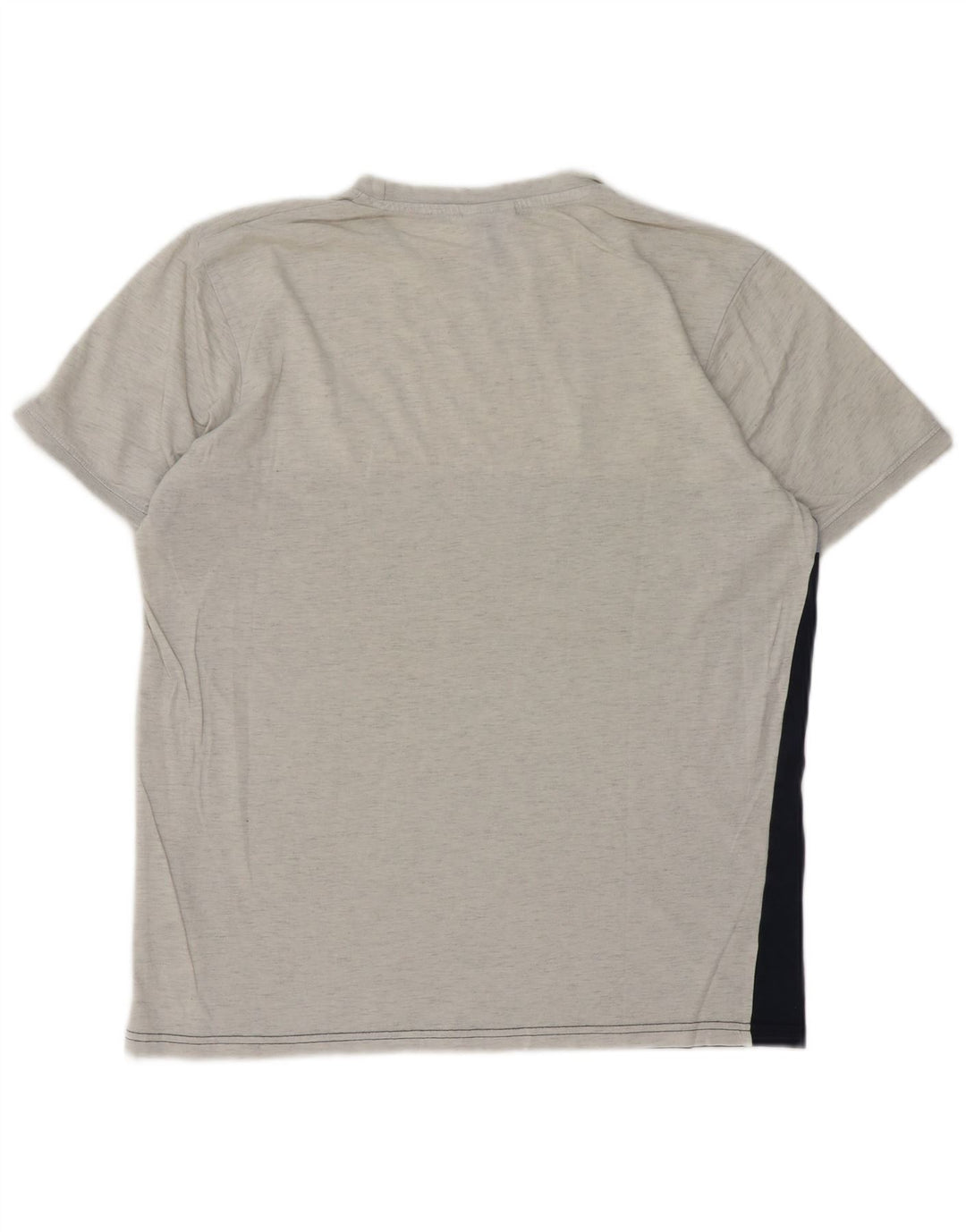 T-shirt męski Ellesse, duży, szary, bawełniany z blokami kolorów