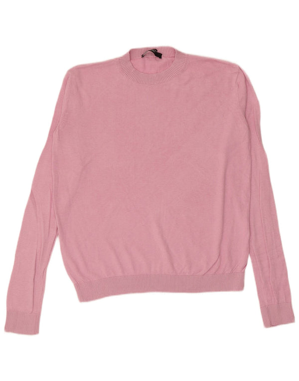 Damski sweter Max Mara z okrągłym dekoltem UK 14, średni róż