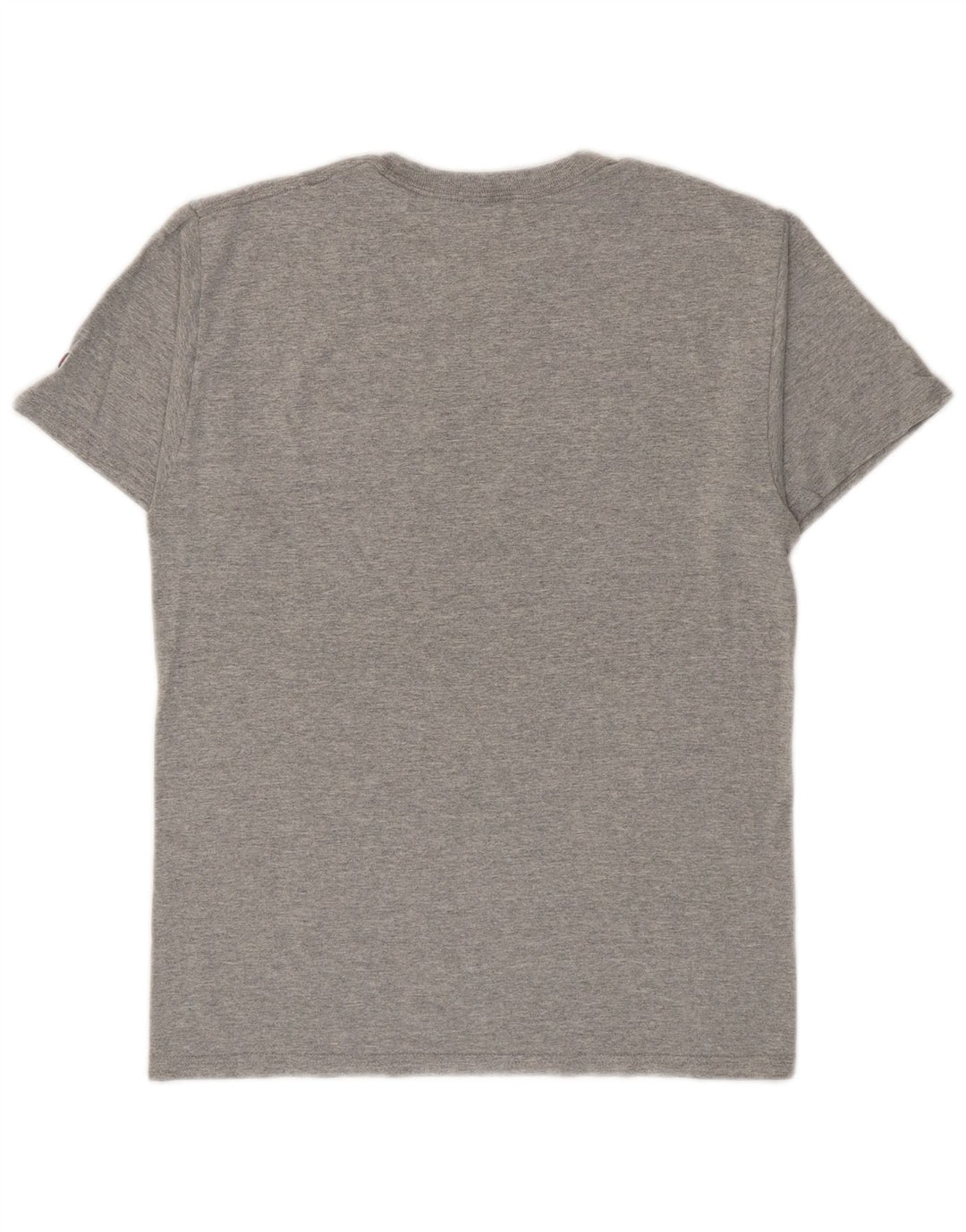 Męski T-shirt Champion z grafiką, mały, szary, bawełniany