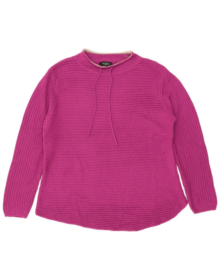 BEXLEYS Womens Crew Neck Jumper Sweater UK 20 2XL Pink