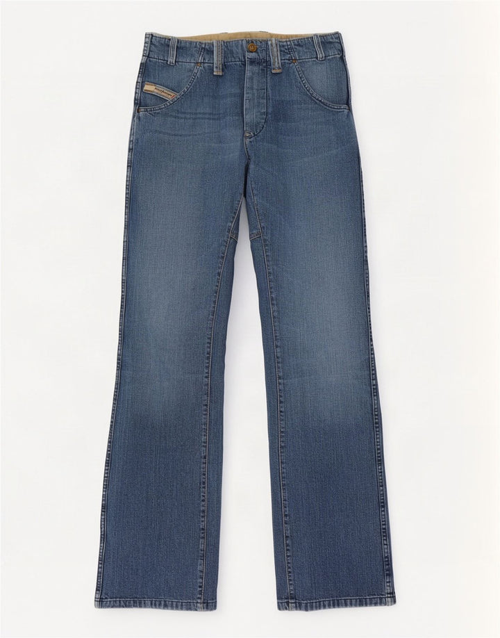 Damskie jeansy Bootcut Diesel W28 L34 Niebieskie bawełniane