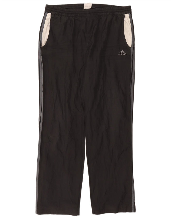 Męskie spodnie dresowe Adidas UK 42/44, duże czarne