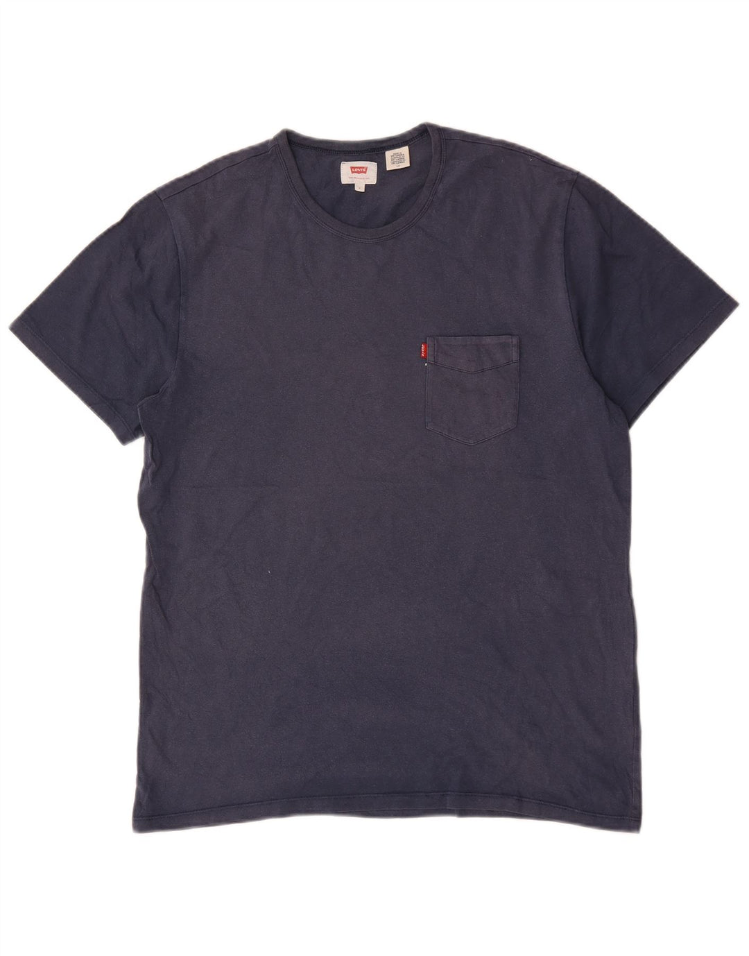 Męski T-shirt Levi's Top, duży, granatowy, bawełniany