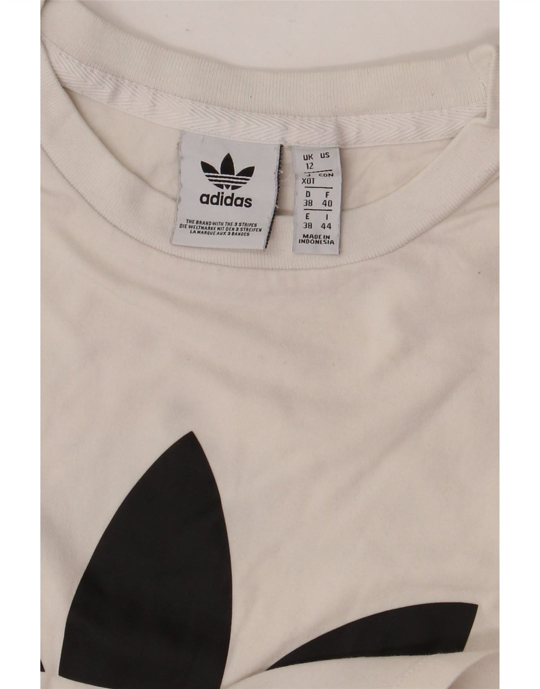 Damska koszulka graficzna Adidas Top UK 12 Medium White