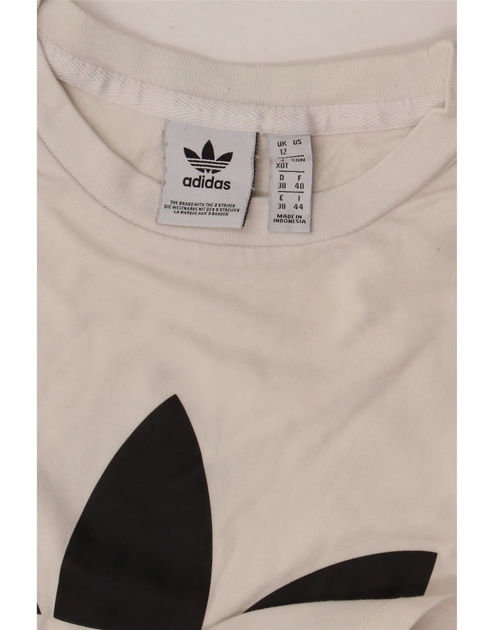 Damska koszulka graficzna Adidas Top UK 12 Medium White