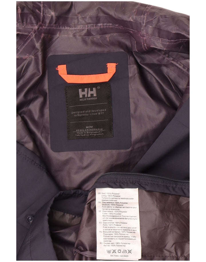Damska kurtka przeciwdeszczowa z kapturem Helly Hansen UK 14, średni granat