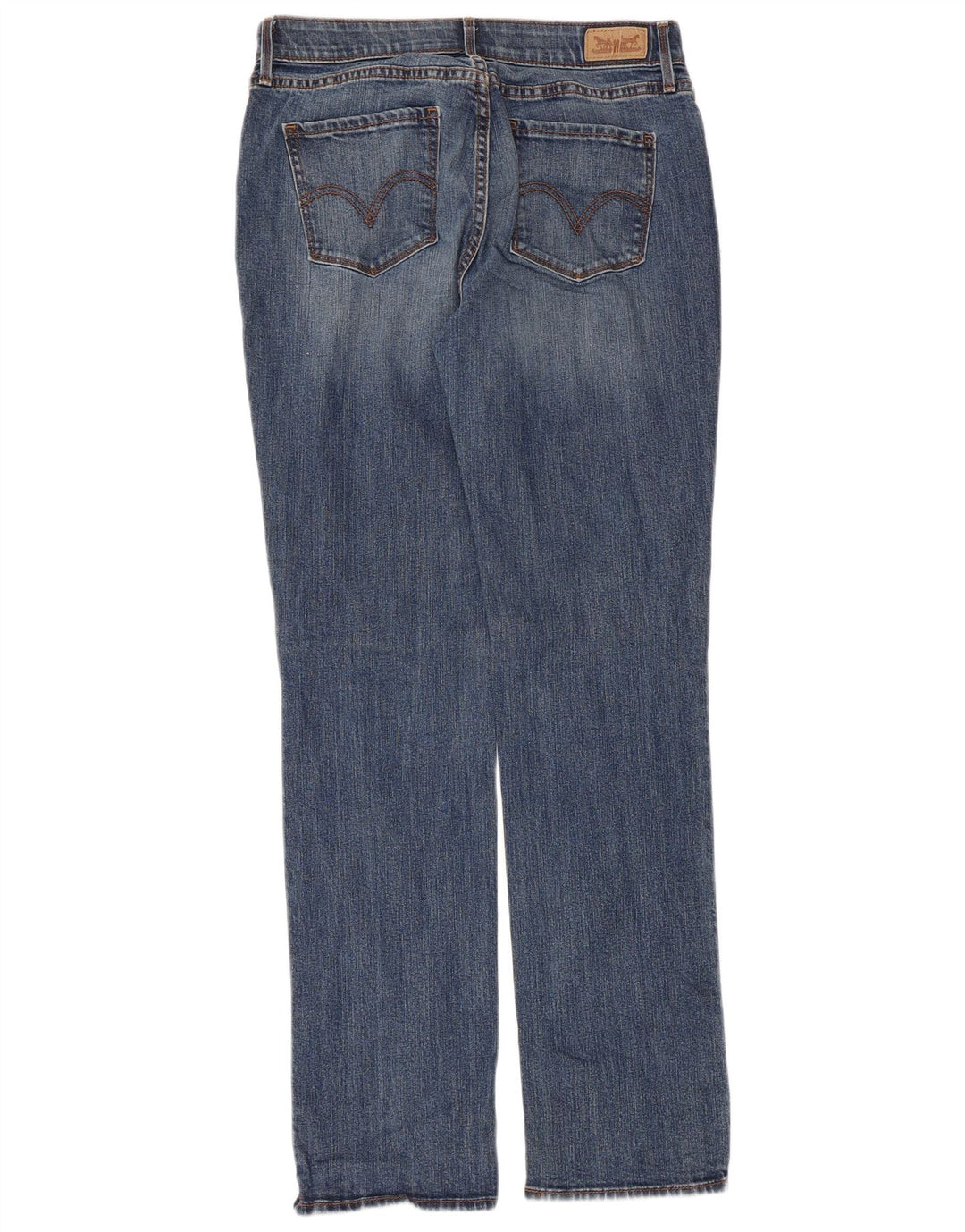 Damskie jeansy Levi's 525 Straight W30 L32 Niebieskie bawełniane