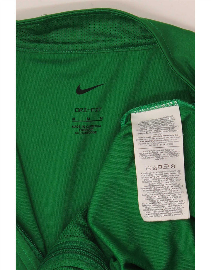 Męska kurtka dresowa Nike Dri Fit, średni zielony poliester