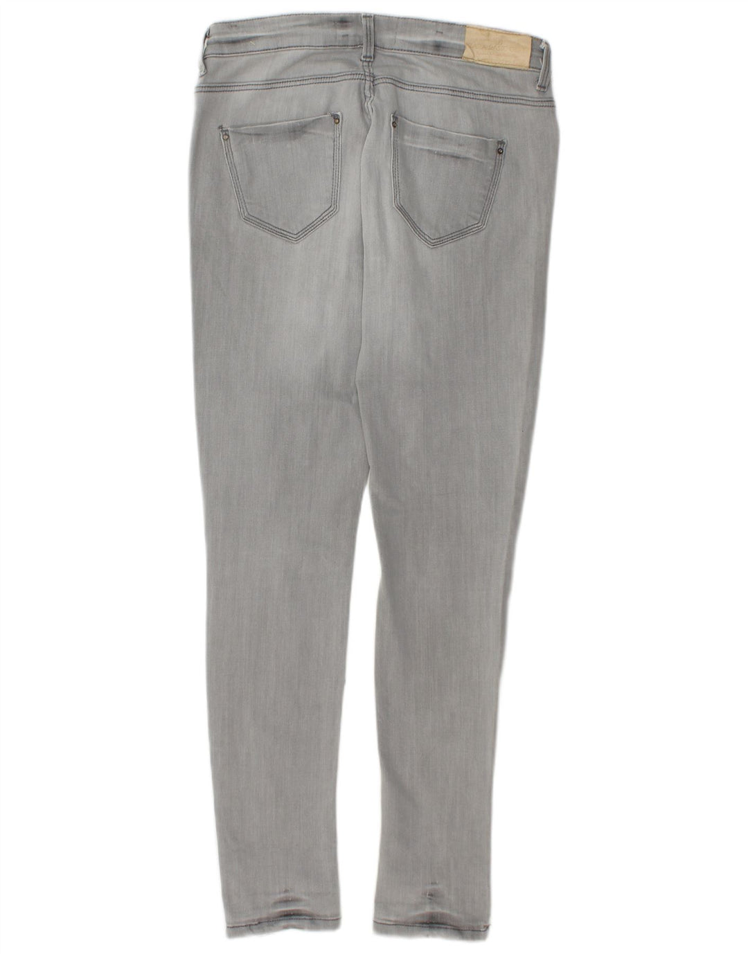 Damskie jeansy obcisłe ZARA w trudnej sytuacji EU 38 Small W28 L30 Szara bawełna