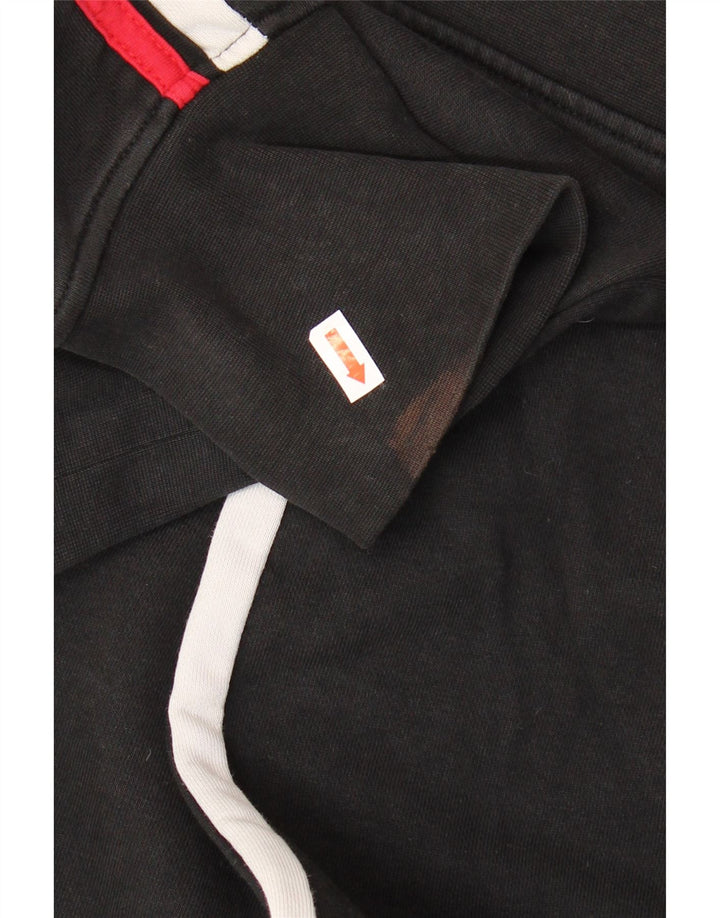 FILA Damska bluza z kapturem z grafiką, UK 18 XL, czarna, bawełniana z blokami kolorów